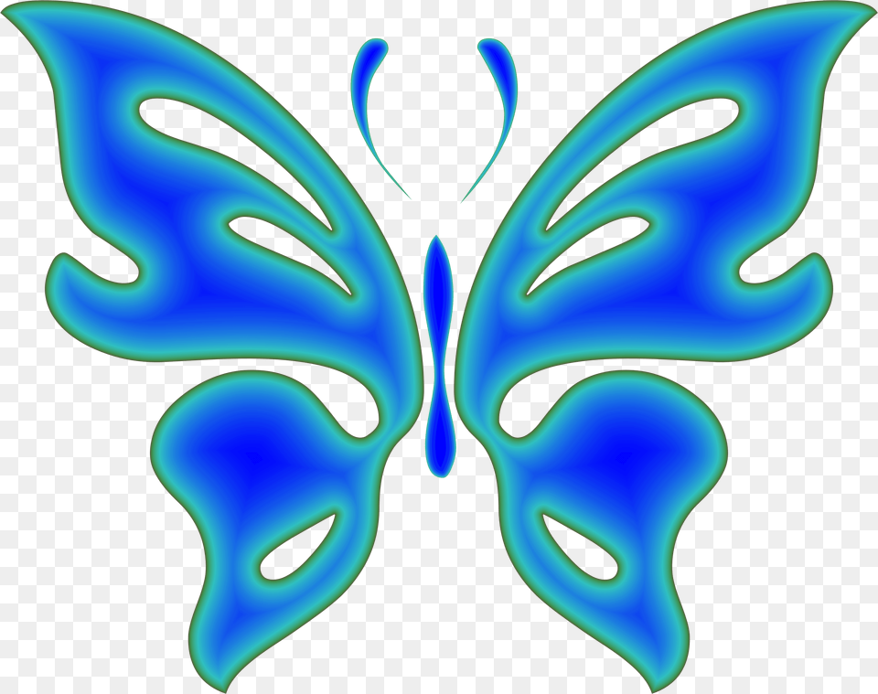 This Free Icons Design Of Blue Radiative Butterfly, Light, Accessories, Neon, Pattern Png Image