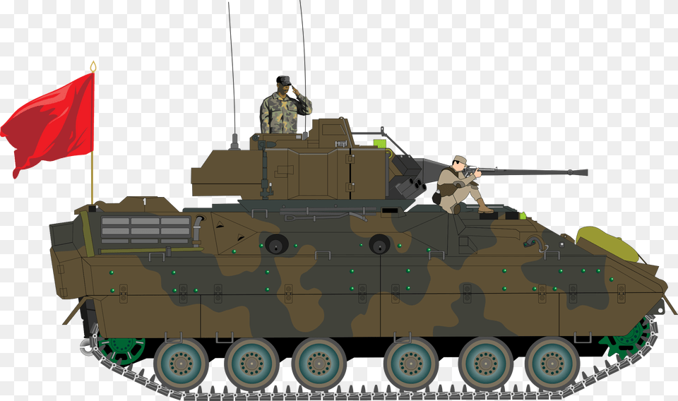 This Icons Design Of Bradley Tank, Armored, Military, Person, Machine Free Transparent Png