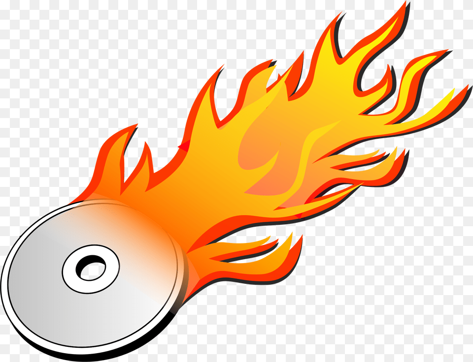 This Free Icons Design Of Cddvd Burn, Fire, Flame Png