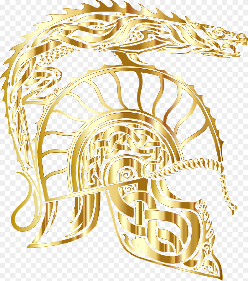 This Icons Design Of Children Of Hurin Dragon, Emblem, Symbol, Bronze Free Transparent Png