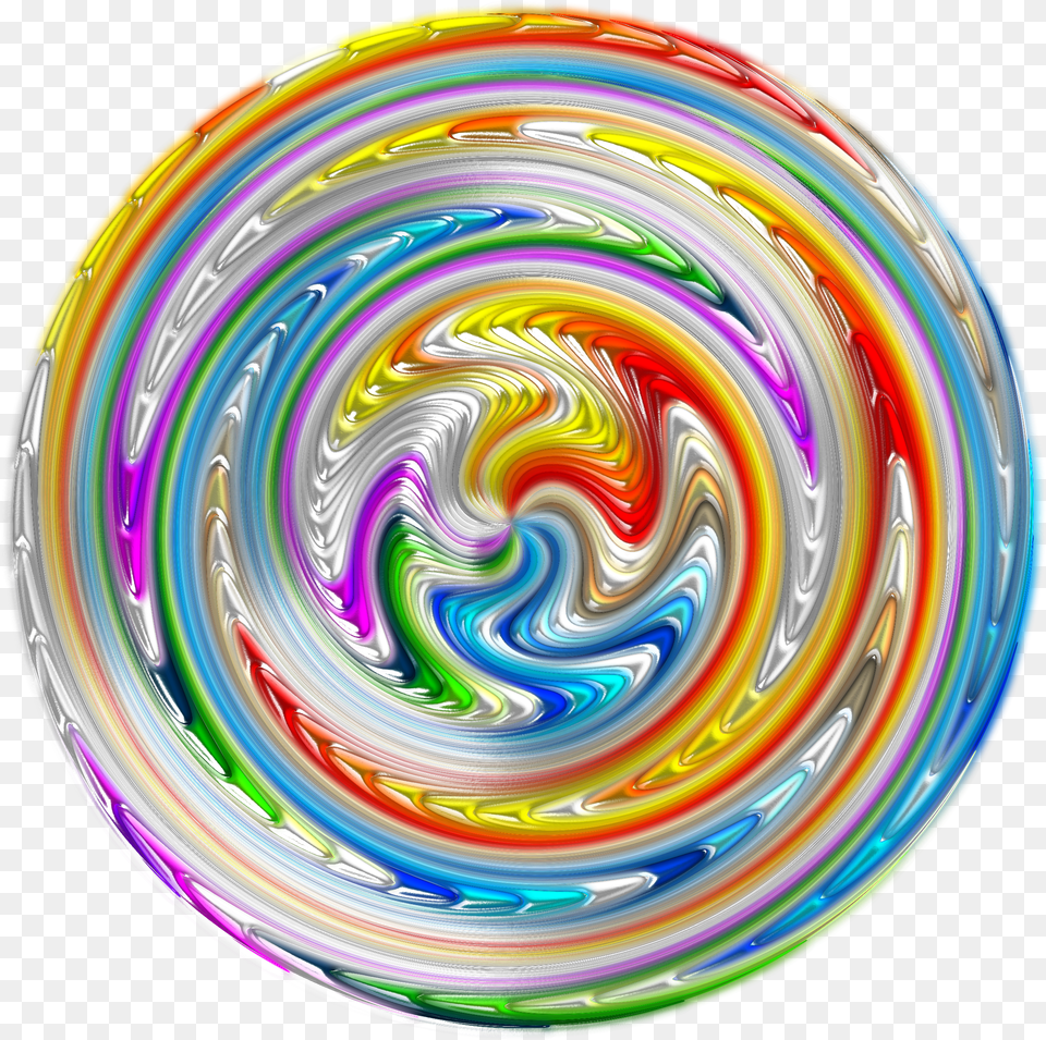 This Free Icons Design Of Colorful Paint Swirls Circle Png