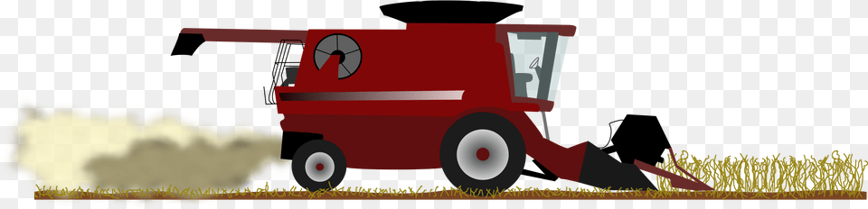 This Icons Design Of Combine Harvest In Field, Countryside, Rural, Plant, Outdoors Free Png