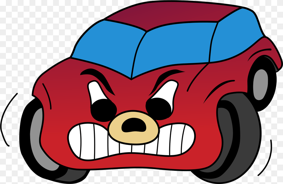 This Icons Design Of Comic Red Angry Car, Plush, Toy, Suv, Transportation Free Transparent Png