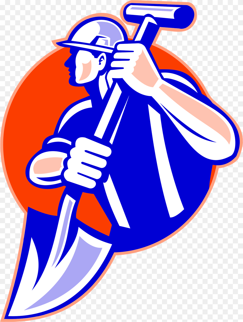 This Free Icons Design Of Construction Worker Icon, People, Person, Sword, Weapon Png