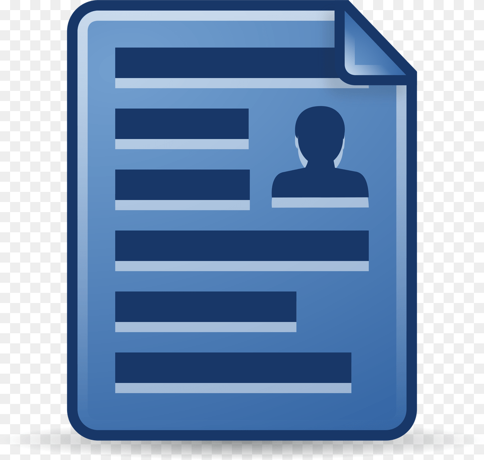 This Icons Design Of Contact Document, Furniture, Person, Cabinet, Head Free Png Download