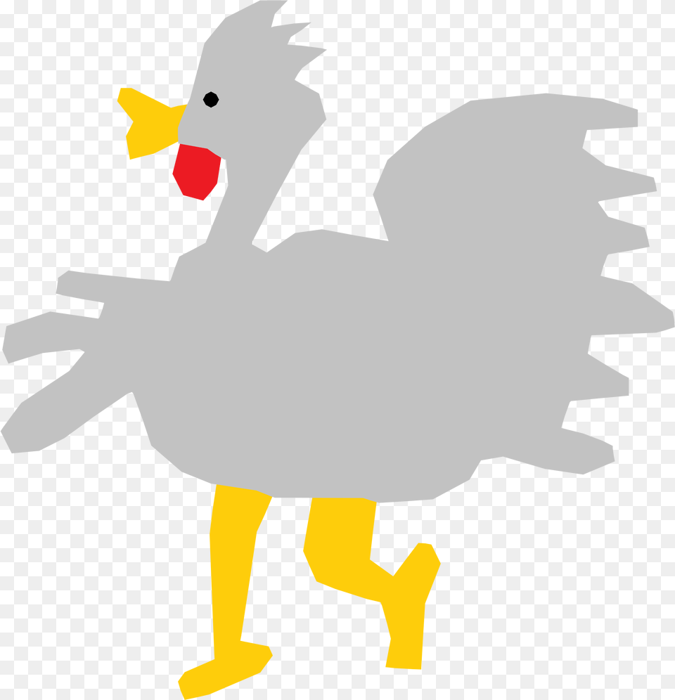 This Icons Design Of Crazy Rooster Refixed, Animal, Beak, Bird, Waterfowl Free Transparent Png