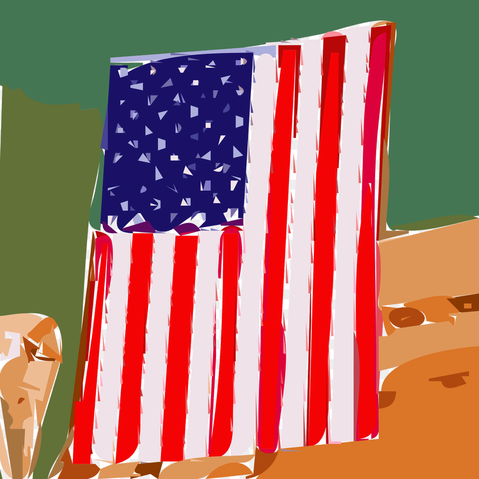This Icons Design Of Dailysketch Flag Of The United States, American Flag Free Transparent Png