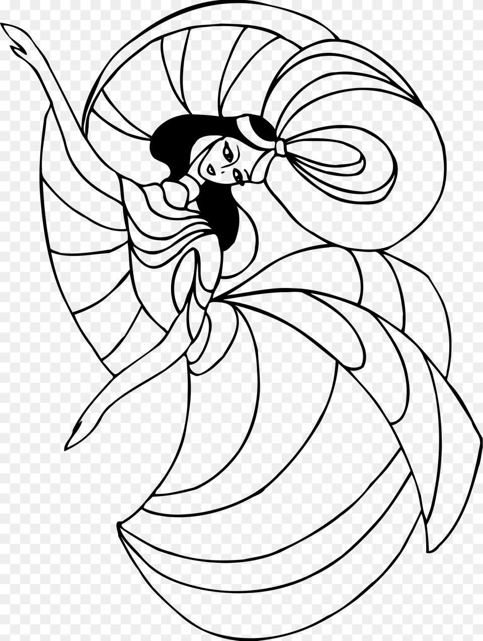 This Free Icons Design Of Dancer 30 Line Drawing Performing Arts Cartoon, Gray Png