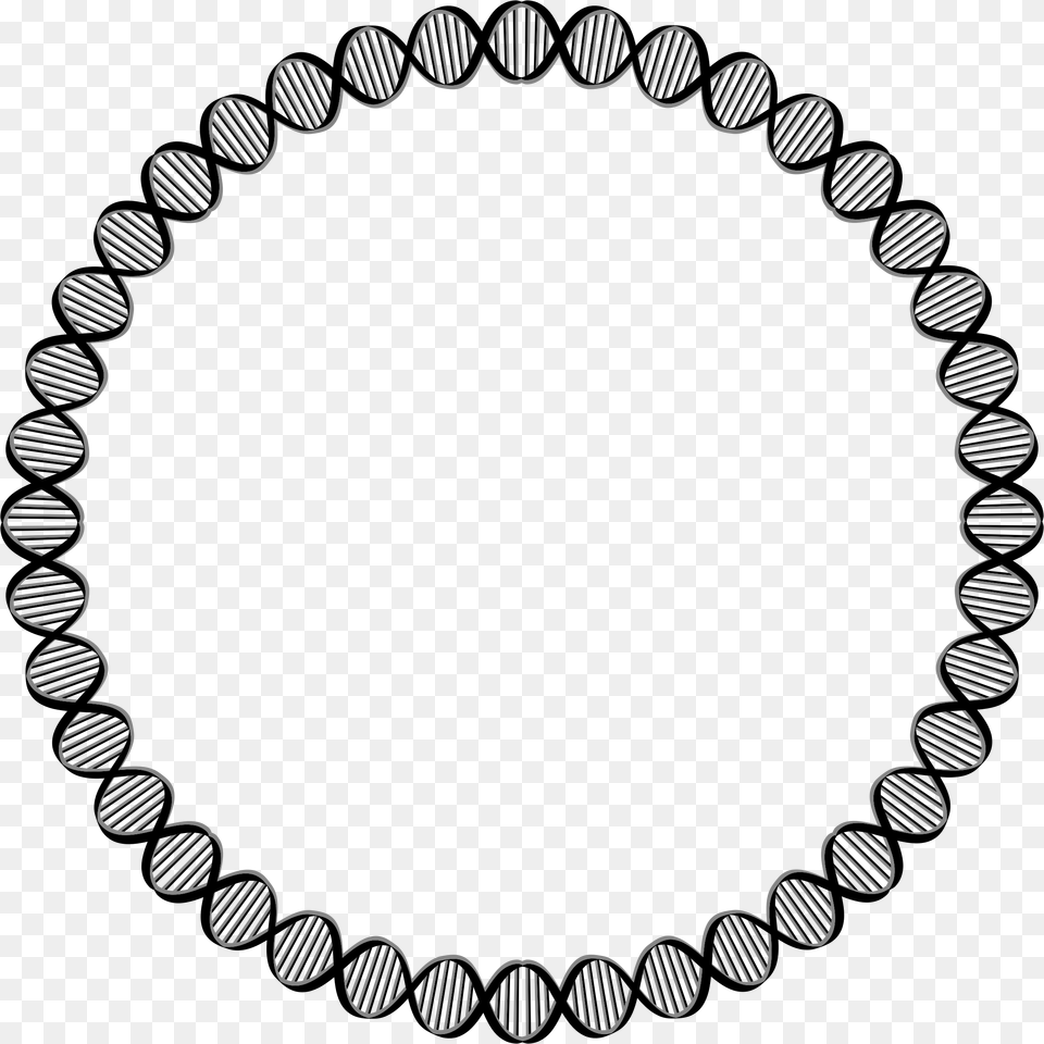 This Icons Design Of Dna Circle Medium, Oval, Accessories, Jewelry, Necklace Free Png Download