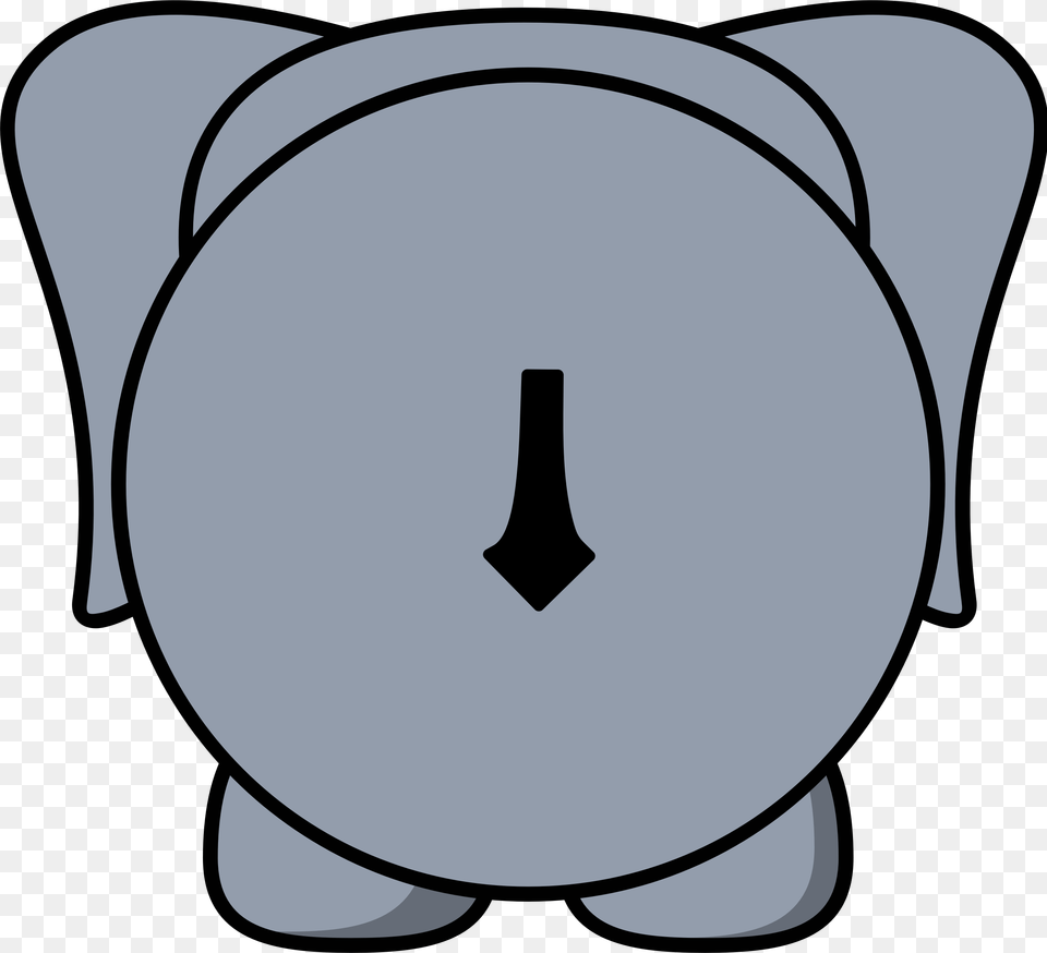 This Icons Design Of Elephant Back, Bag, Disk, Backpack Free Png Download