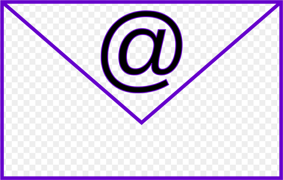 This Icons Design Of Email, Envelope, Mail, Triangle Free Png