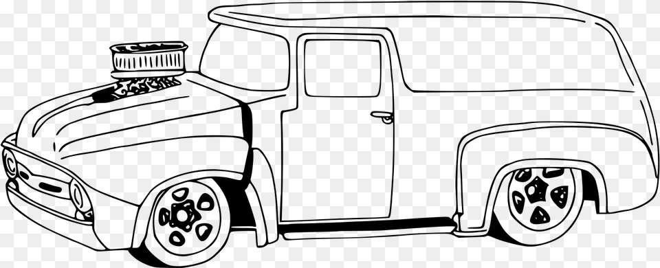 This Free Icons Design Of F56 Panel Hot Rod, Gray Png