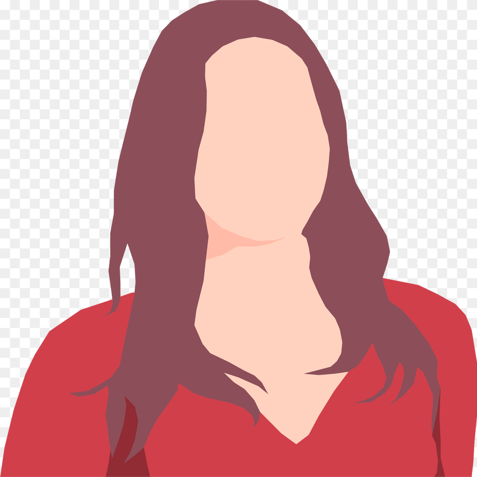 This Icons Design Of Faceless Female Avatar, Body Part, Face, Head, Neck Free Png Download