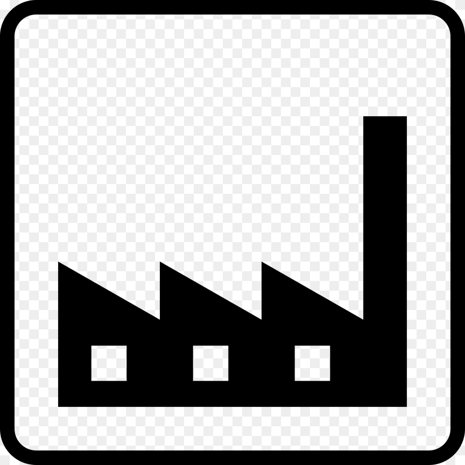 This Free Icons Design Of Factory Icon, Gray Png Image