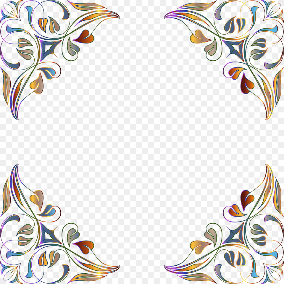 This Icons Design Of Floral Flourish Frame, Art, Floral Design, Graphics, Pattern Free Png Download
