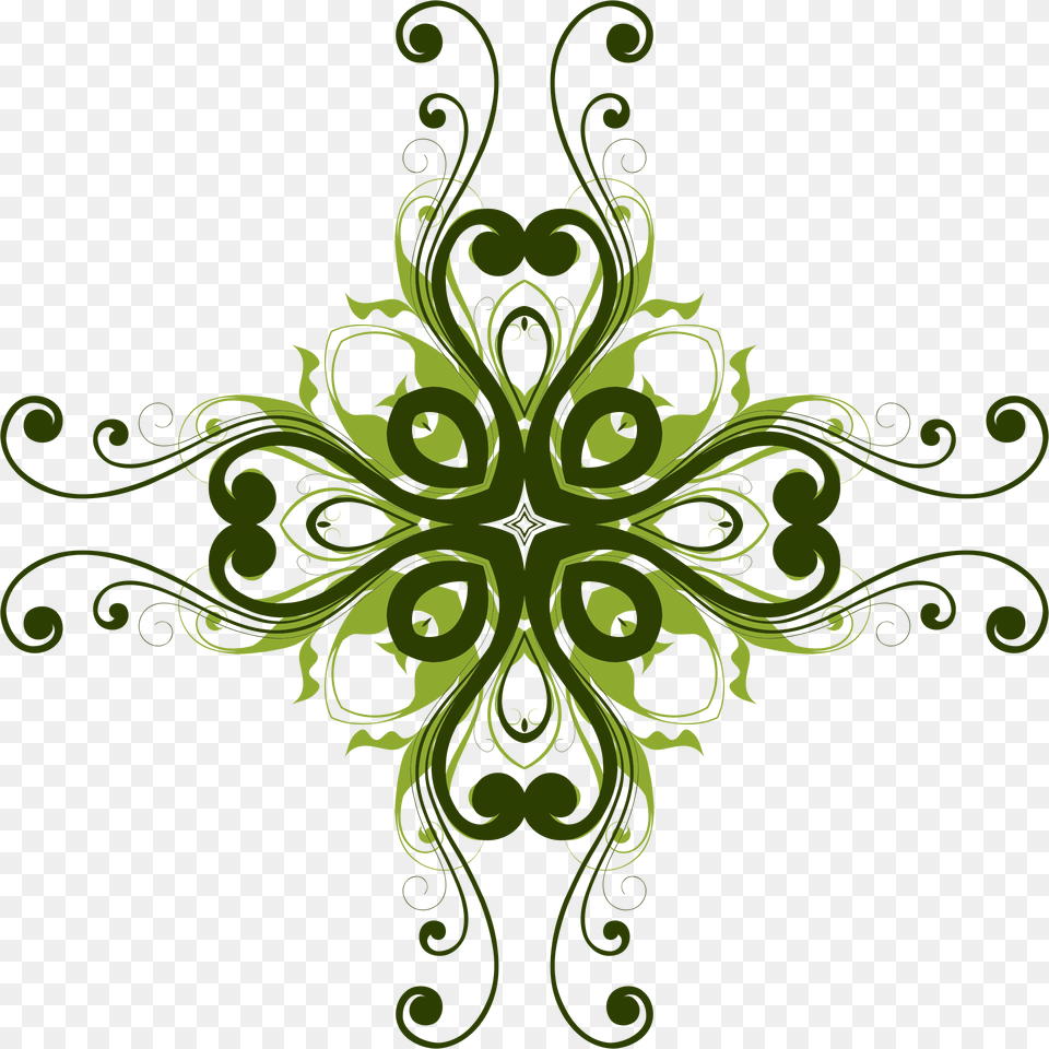 This Icons Design Of Flourish Flower Design, Art, Floral Design, Graphics, Green Free Png Download