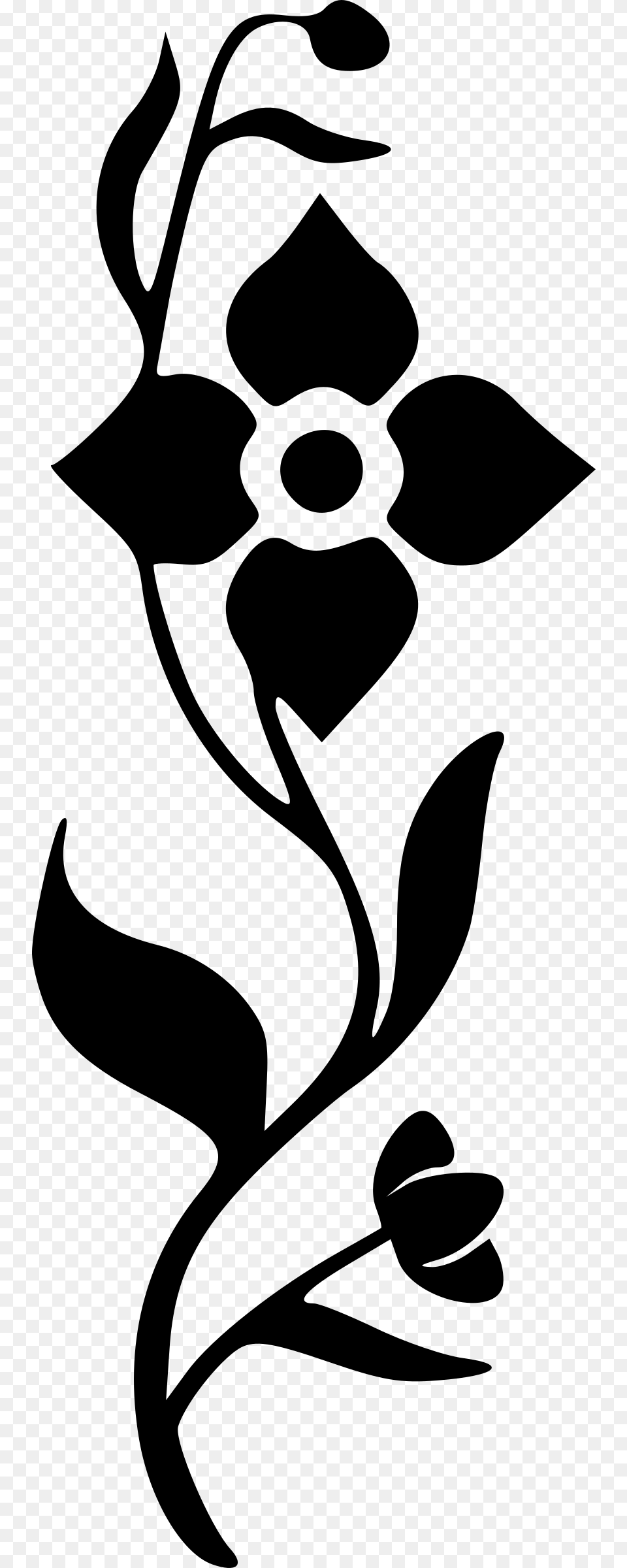 This Icons Design Of Flower, Gray Free Transparent Png