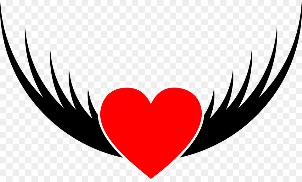 This Icons Design Of Flying Heart Simple Free Png Download