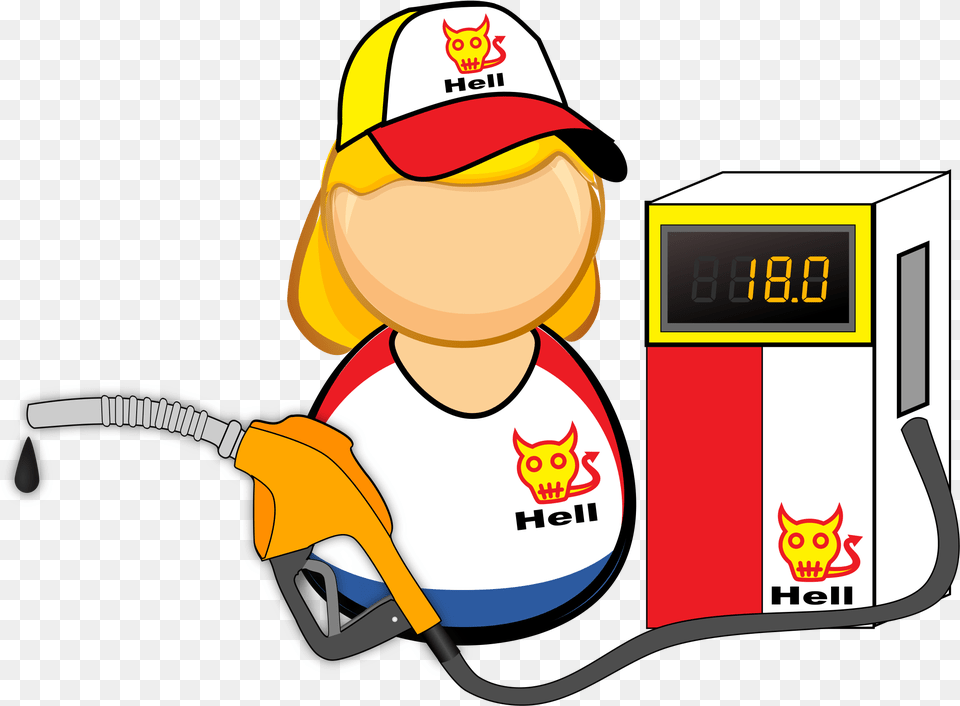 This Icons Design Of Gas Station Attendant, Gas Pump, Machine, Pump, Baby Free Png Download