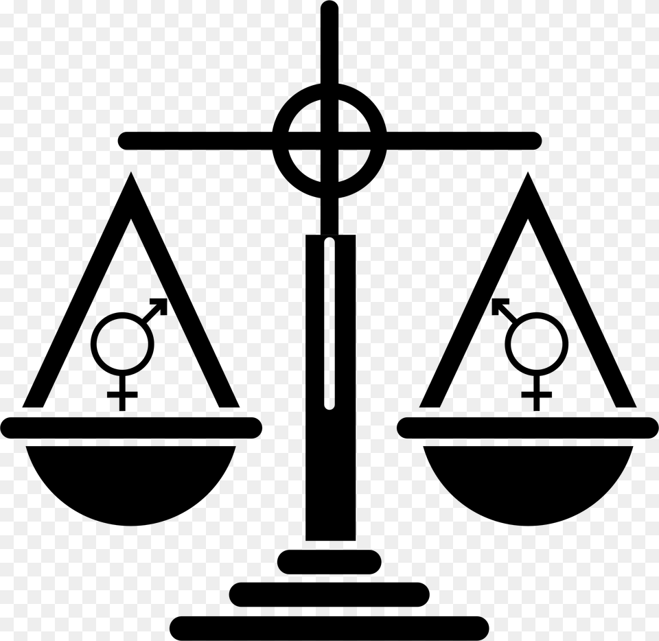 This Icons Design Of Gender Equality Icon, Gray Free Transparent Png