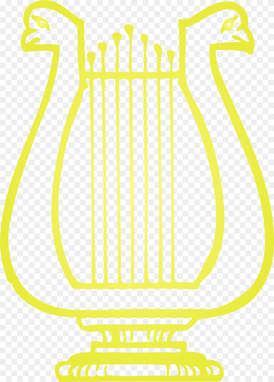 This Free Icons Design Of Golden Lyre, Harp, Musical Instrument, Ammunition, Grenade Png Image