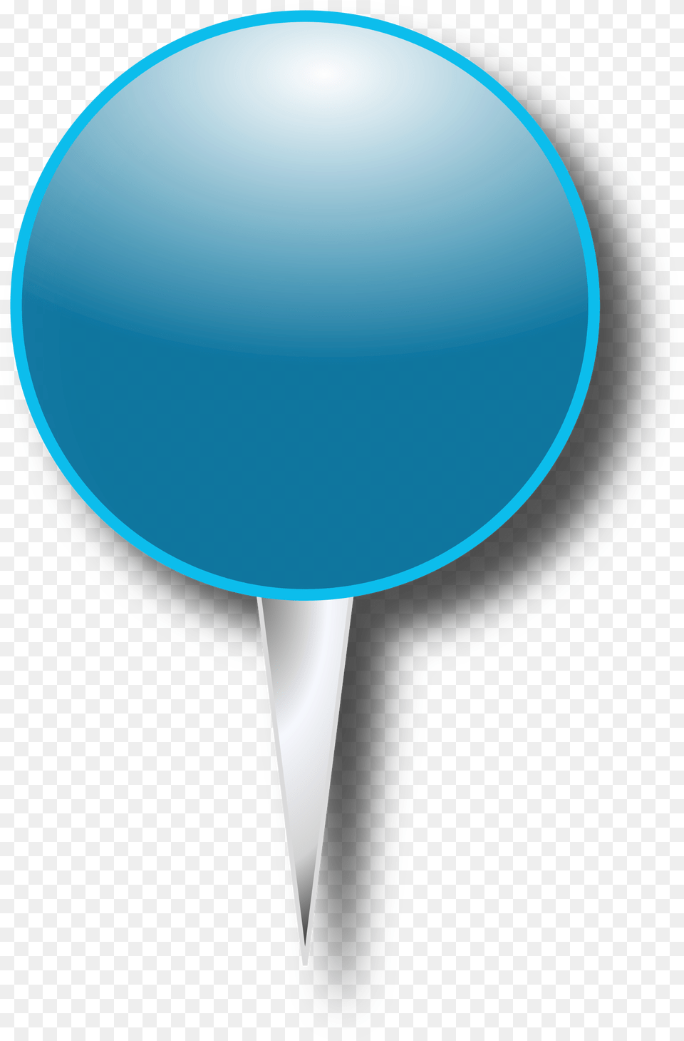 This Icons Design Of Gps Pin, Balloon, Sphere Free Transparent Png