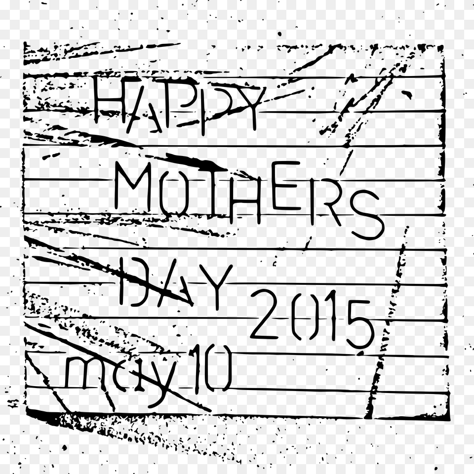 This Free Icons Design Of Happy Mothers Day 2015, Gray Png Image