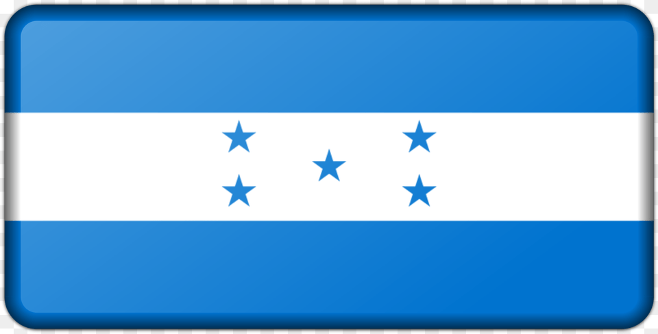 This Icons Design Of Honduras Flag, Symbol Free Transparent Png