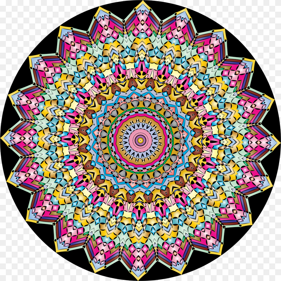 This Free Icons Design Of Kaleidoscopic Mandala, Art, Pattern, Accessories, Machine Png Image