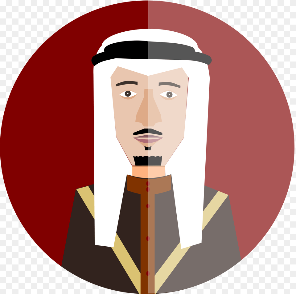This Icons Design Of King Abdullah Of Saudi, Head, Portrait, Face, Photography Free Png
