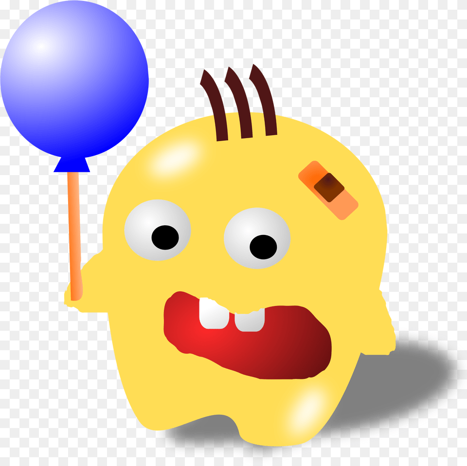 This Icons Design Of Monster With A Balloon, Baby, Person Free Png