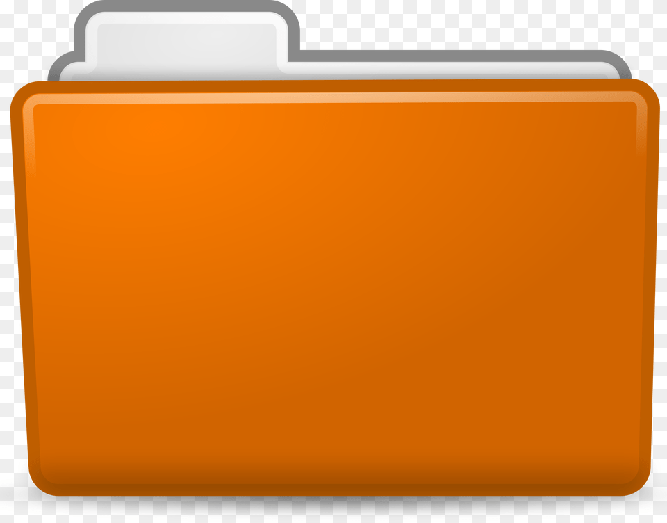 This Icons Design Of Orange Folder Icon, White Board, Bag, File Free Transparent Png