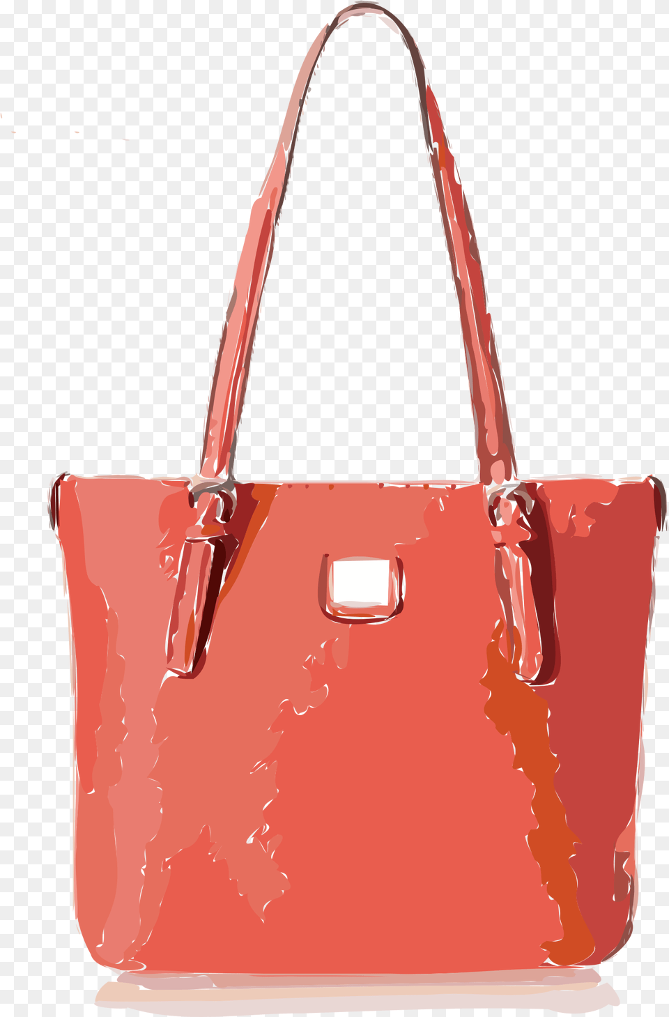 This Icons Design Of Orangish Red Handbag, Accessories, Bag, Purse, Tote Bag Free Transparent Png