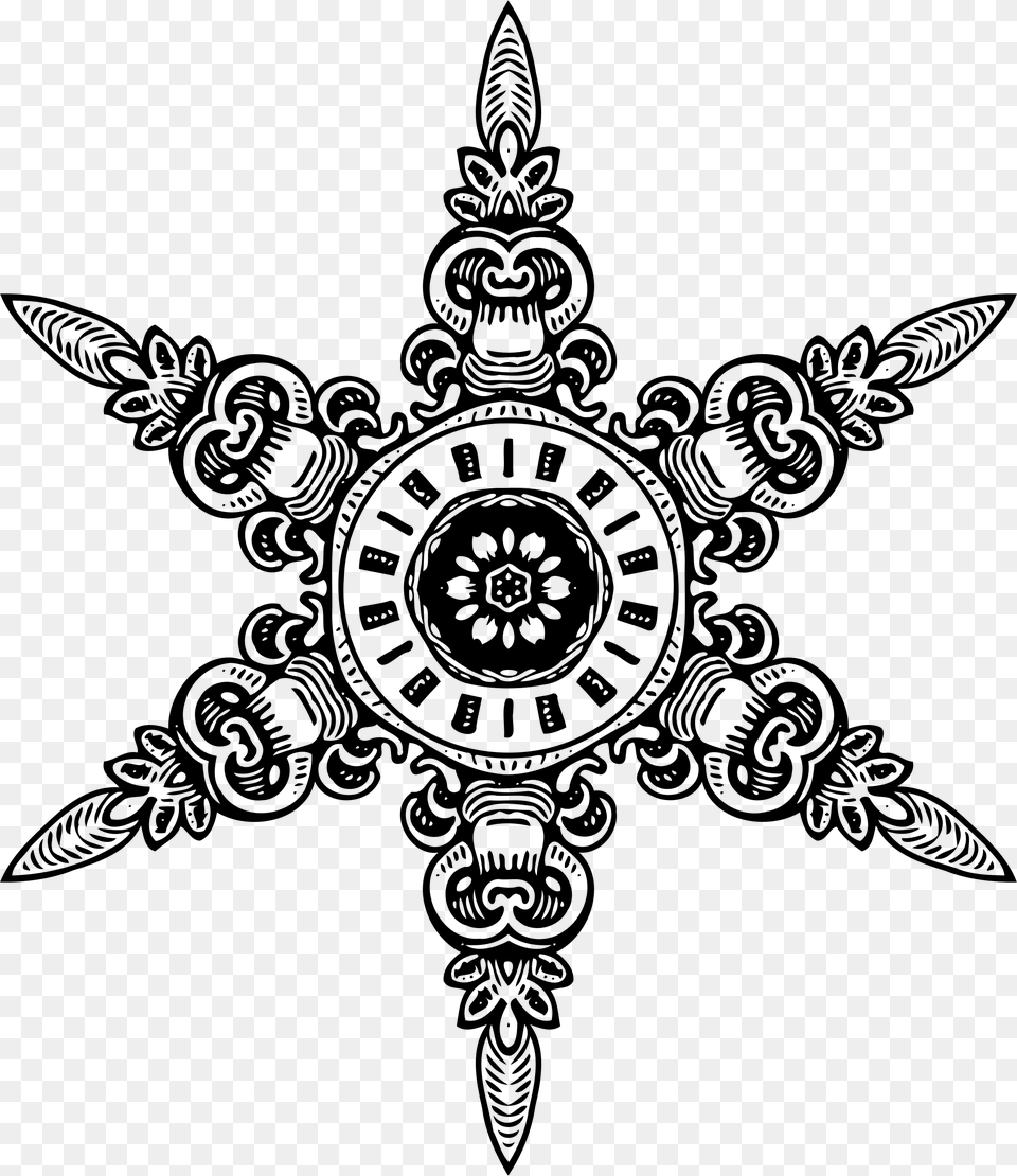This Icons Design Of Ornamental Star 18 France And Germany Star 1939, Gray Free Png
