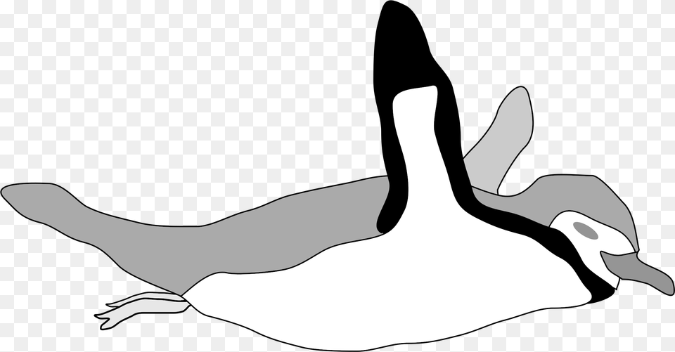 This Icons Design Of Penguin Swim, Animal, Bird, Goose, Waterfowl Free Transparent Png