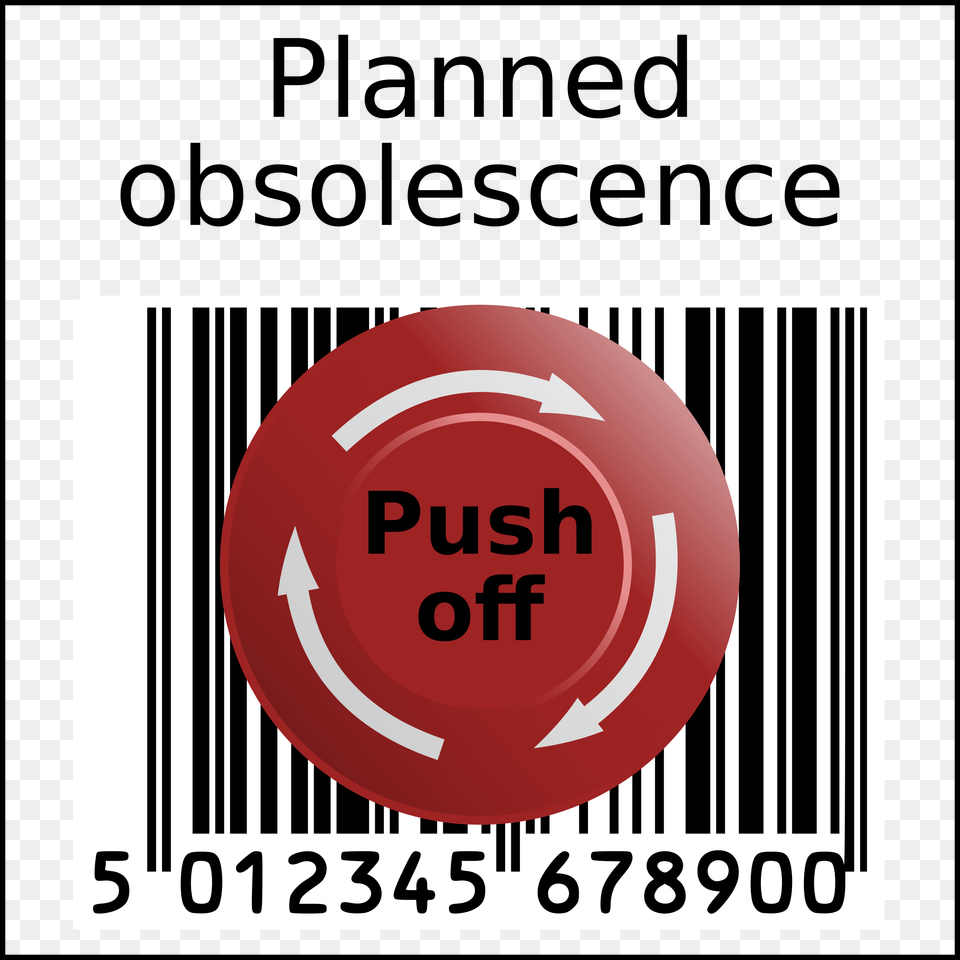 This Icons Design Of Planned Obsolescence, Logo, Badge, Symbol Free Transparent Png