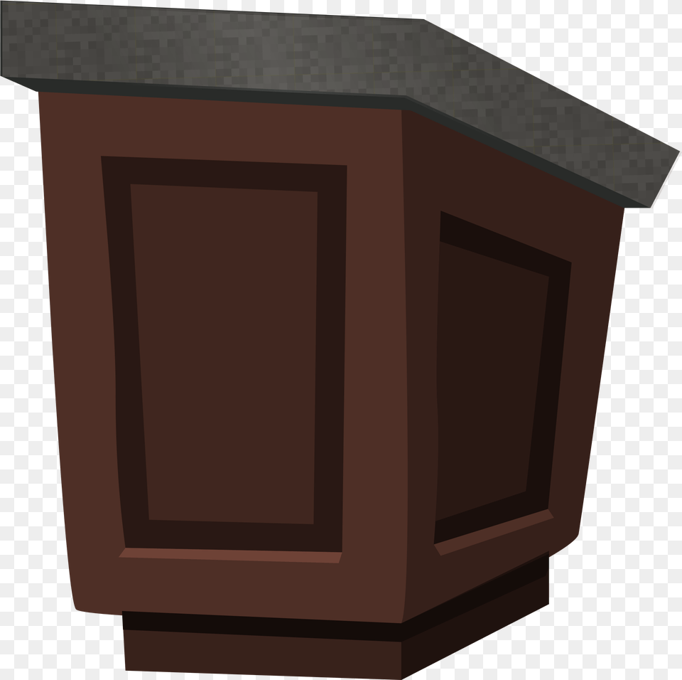 This Icons Design Of Podium, Dog House, Mailbox Free Transparent Png
