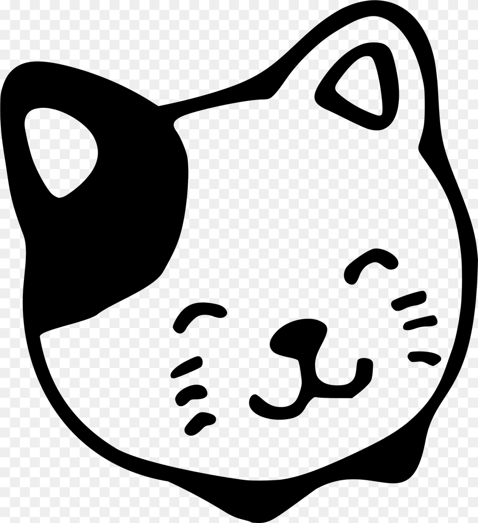 This Free Icons Design Of Polite Kitty, Gray Png