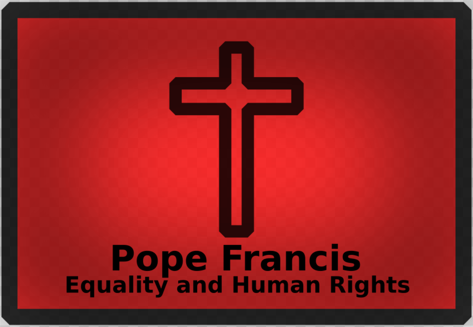 This Icons Design Of Pope Francis, Cross, Symbol, Logo, First Aid Free Png