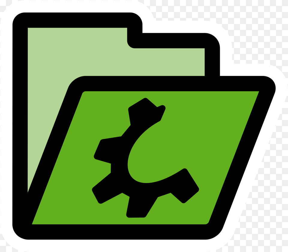 This Icons Design Of Primary Folder Green Documents Clipart, Symbol Free Png Download