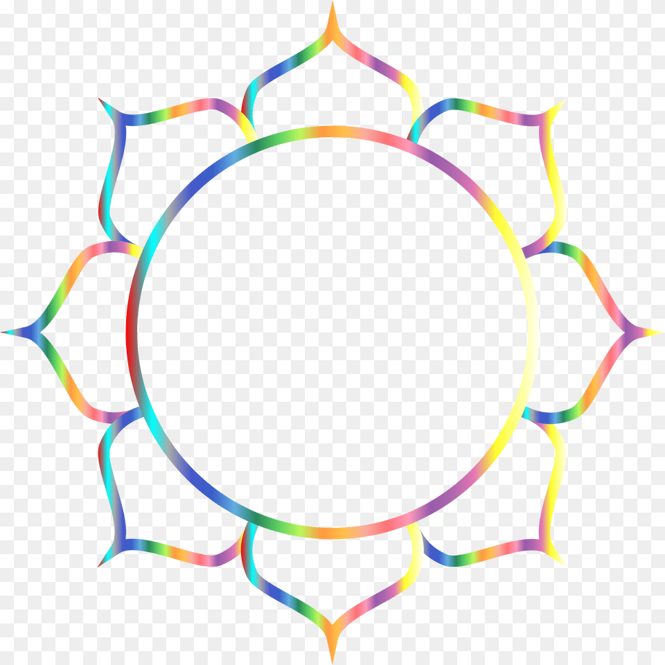 This Icons Design Of Prismatic Lotus Flower Simbolo Om, Light, Pattern, Dynamite, Weapon Free Transparent Png