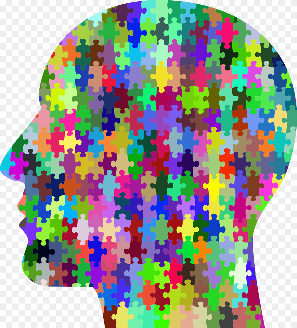 This Icons Design Of Prismatic Man Head Puzzle, Game, Jigsaw Puzzle, Person Free Png Download