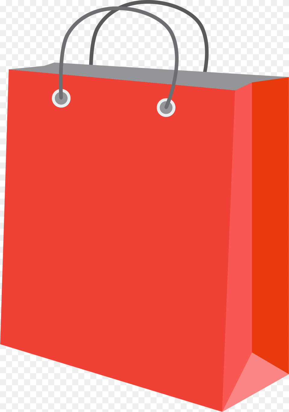 This Icons Design Of Red Paper Bag, Shopping Bag, Tote Bag Free Png Download