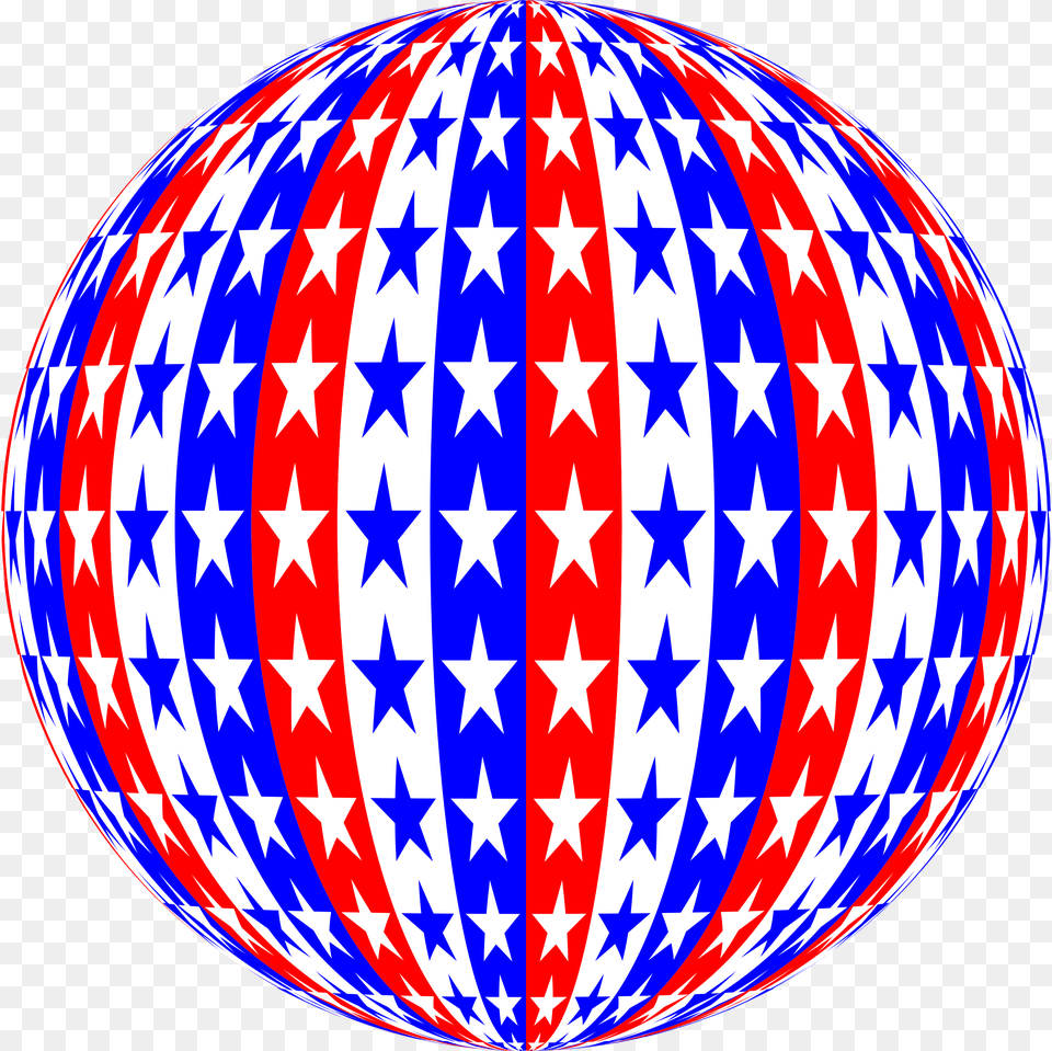 This Icons Design Of Red White Blue Sphere, Balloon Free Png