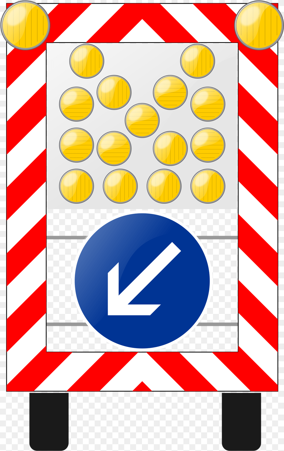 This Icons Design Of Roadworks Lorry Sign, Fence, Dynamite, Weapon Free Transparent Png