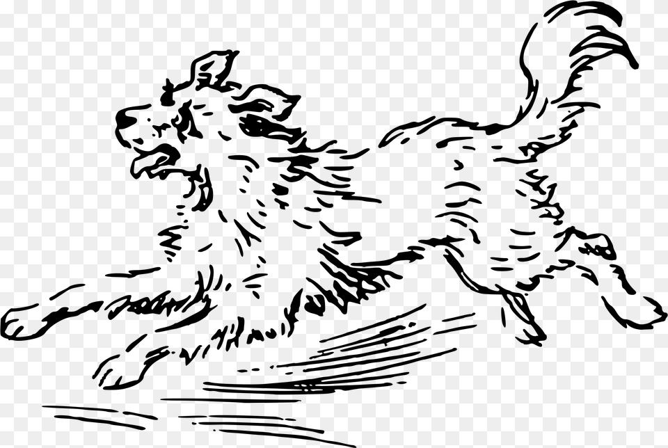 This Icons Design Of Running Dog, Gray Free Transparent Png