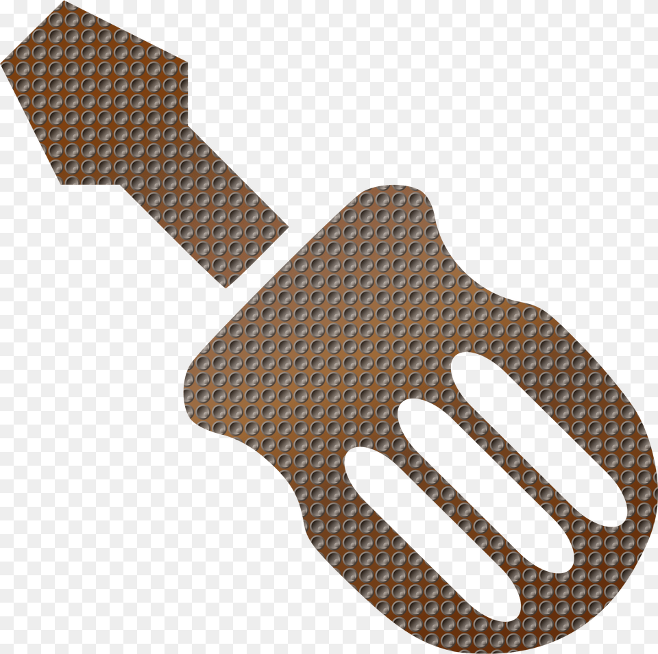 This Icons Design Of Screwdriver, Cutlery, Fork, Clothing, Glove Free Png Download