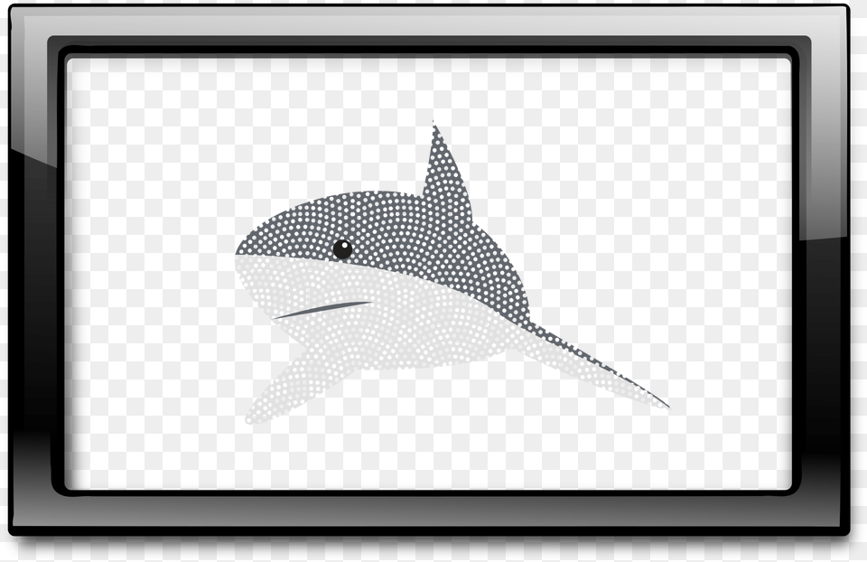 This Icons Design Of Shark In Frame, Animal, Fish, Sea Life Free Png