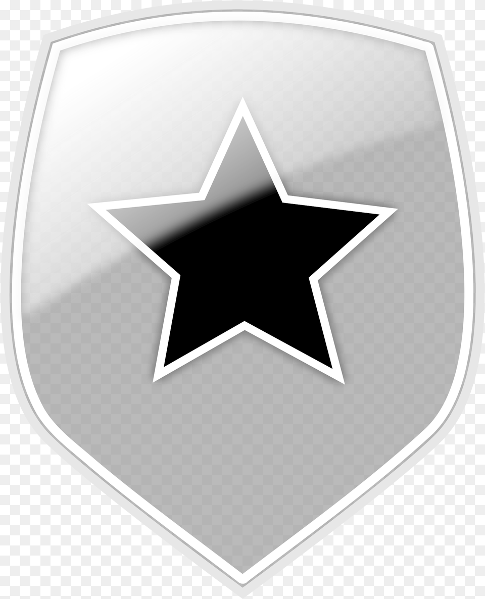 This Icons Design Of Silver Shield, Armor, Symbol, Disk Free Png Download