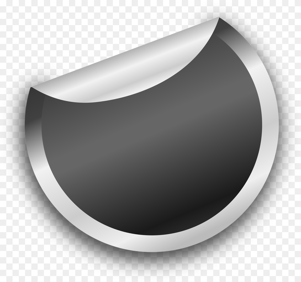 This Icons Design Of Silver Sticker, Armor, Shield Free Png Download